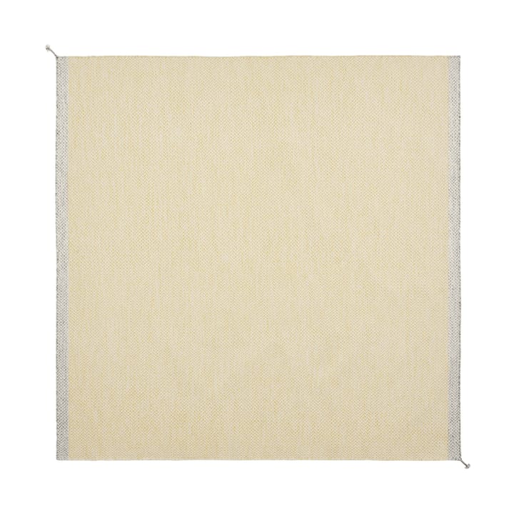 Ply rug 240x240 cm - Yellow - Muuto