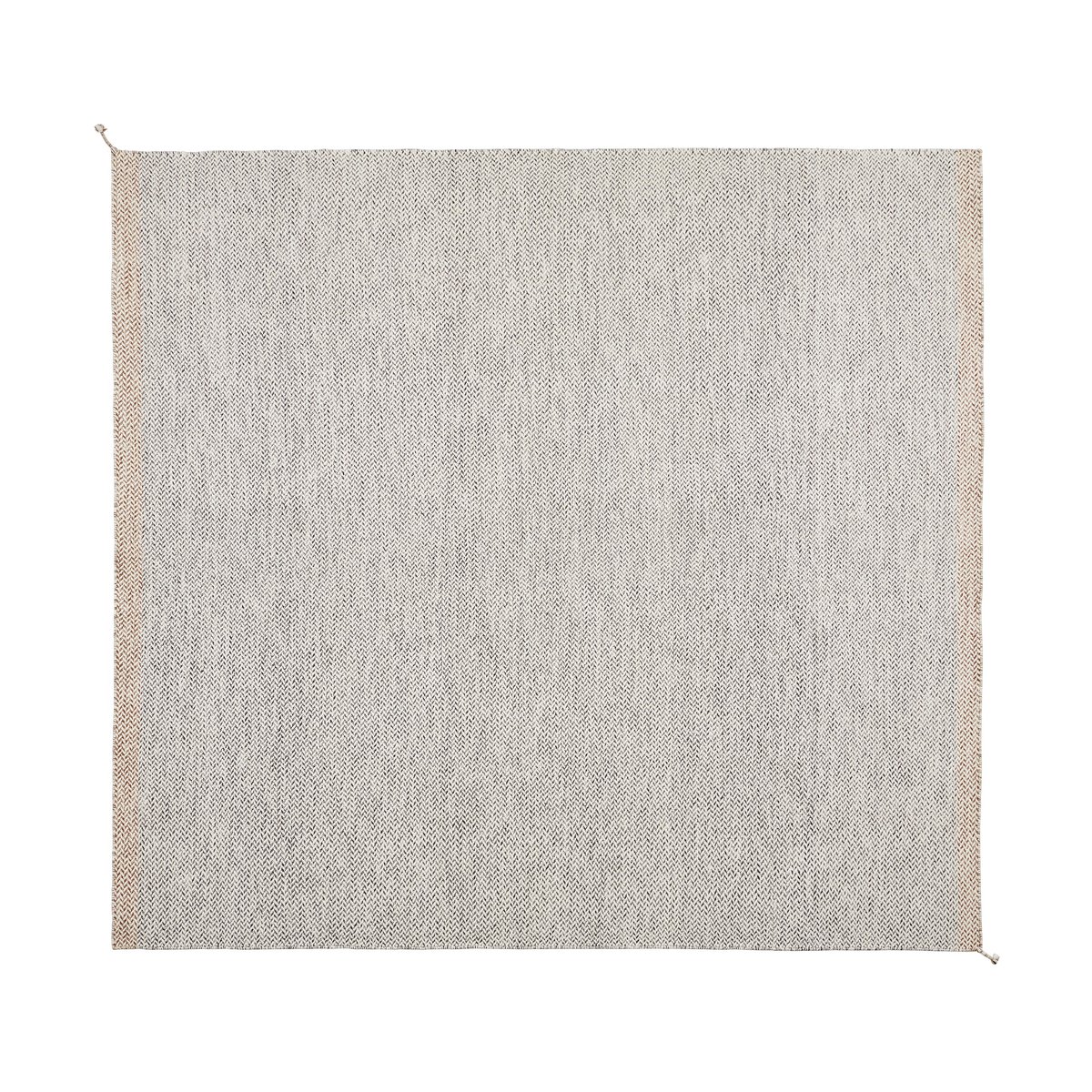 Muuto Ply rug 280x280 cm Black-white