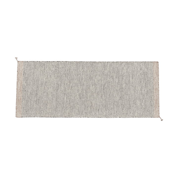 Ply rug 80x200 cm - Black-white - Muuto