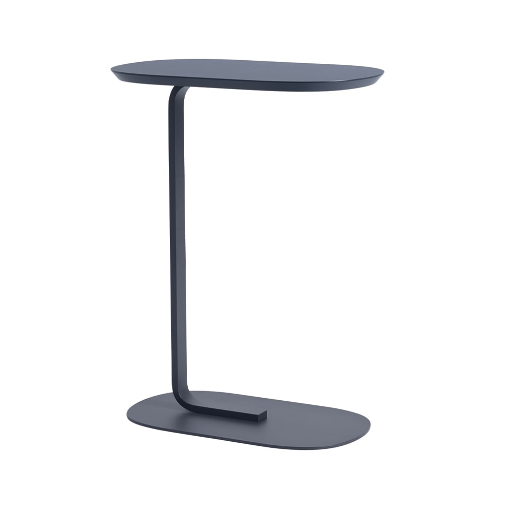 Muuto Relate Side table H: 73.5 cm Blue-Grey