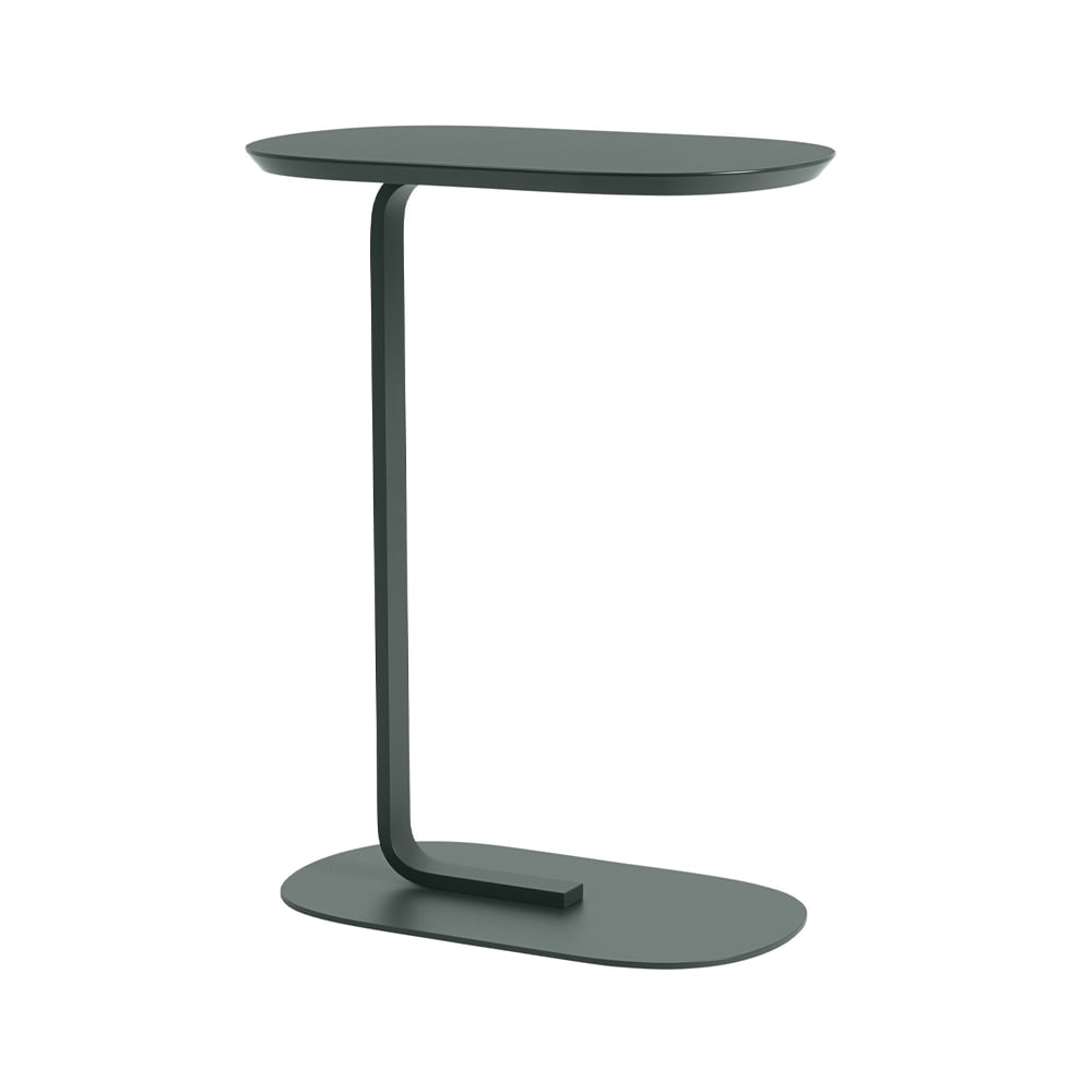 Muuto Relate Side table H: 73.5 cm Dark green