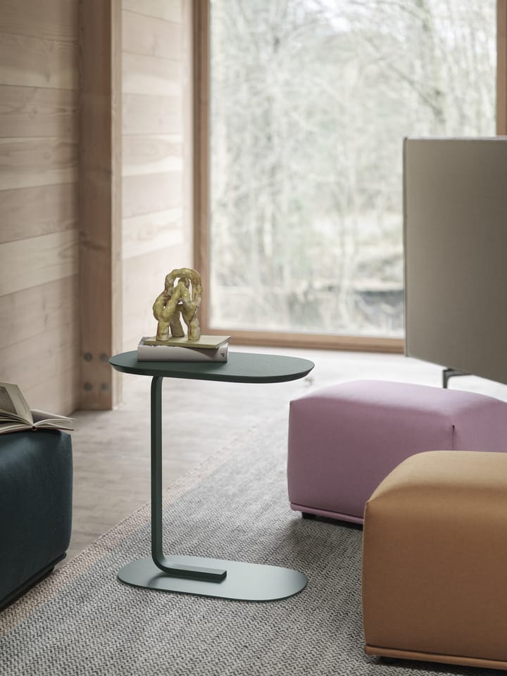 Relate sidetable 60,5 cm, Dark green Muuto