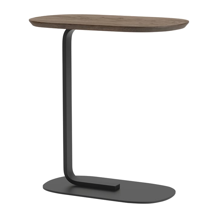 Relate sidetable 60,5 cm - Smoked oak-black - Muuto