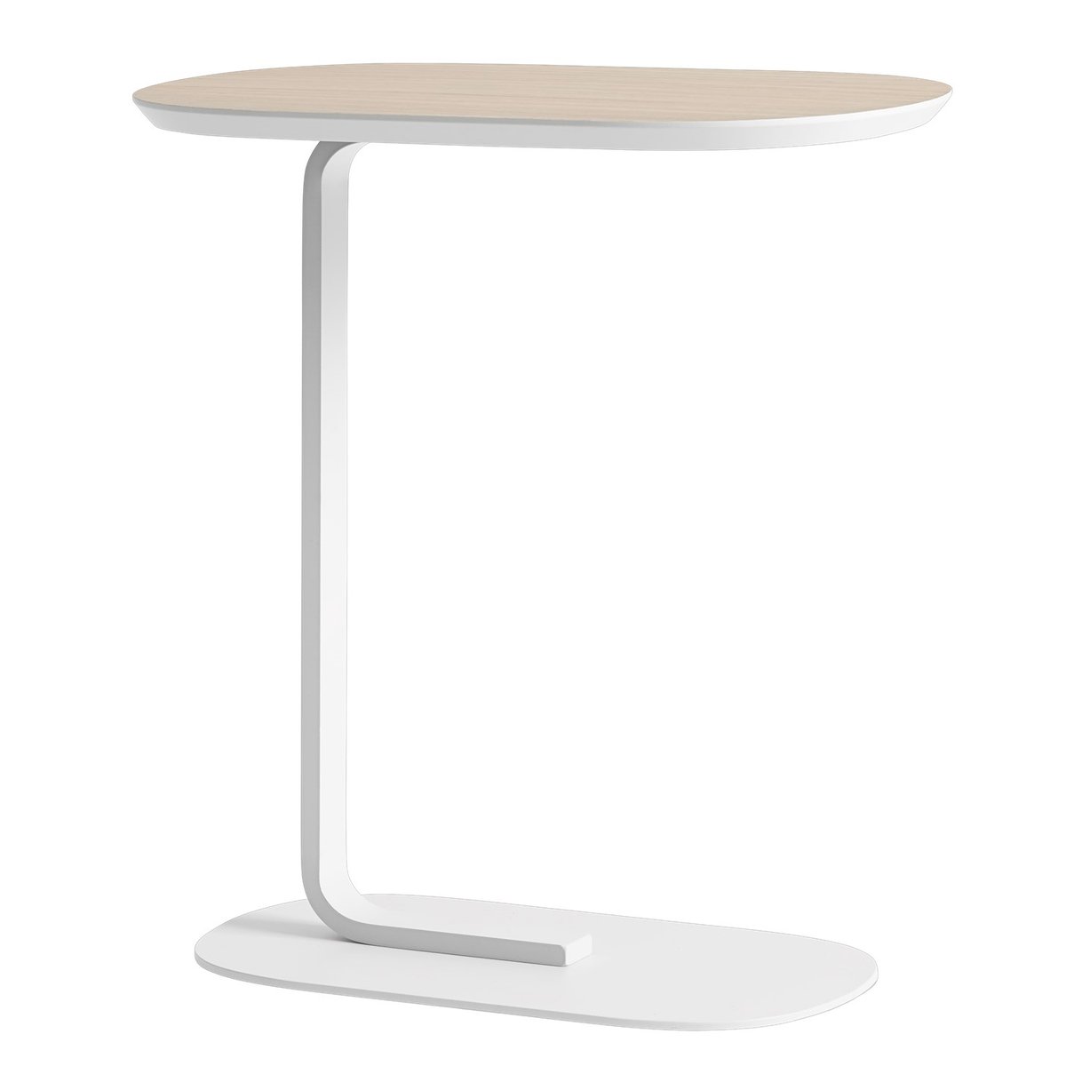 Muuto Relate sidetable oak, white