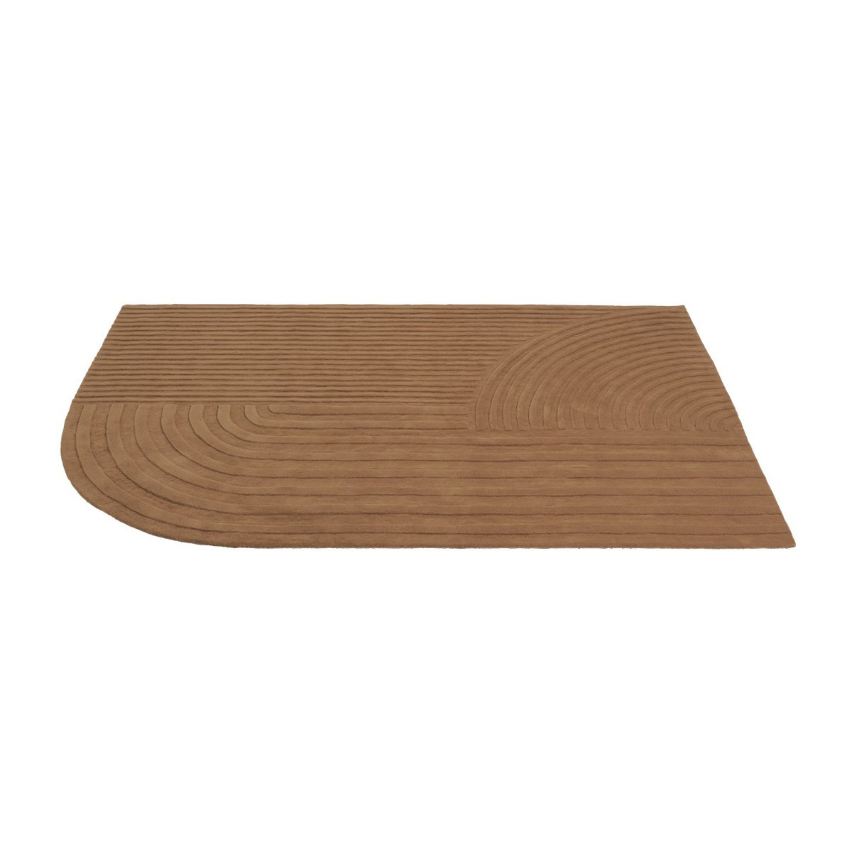 Muuto Relevo rug 200x300 cm Burnt orange