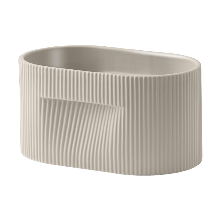 Ridge flower pot 13 cm - Beige - Muuto