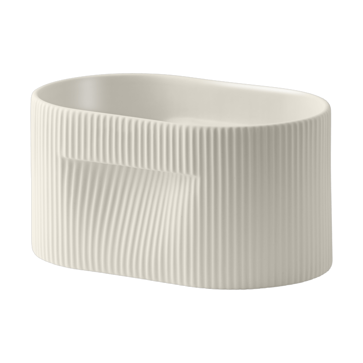 Ridge flower pot 13 cm - Off-white - Muuto