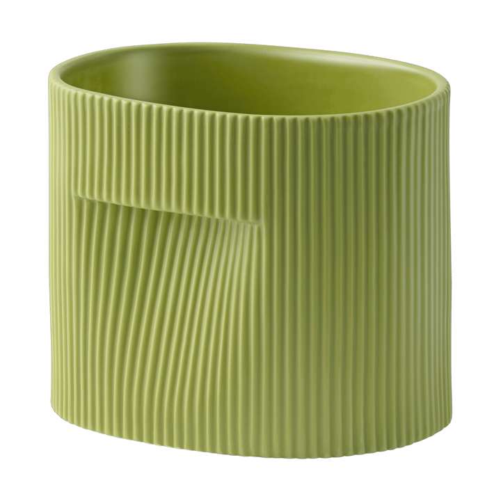 Ridge flower pot 15 cm - Moss green - Muuto