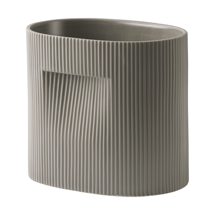 Ridge flower pot 24 cm - Taupe - Muuto