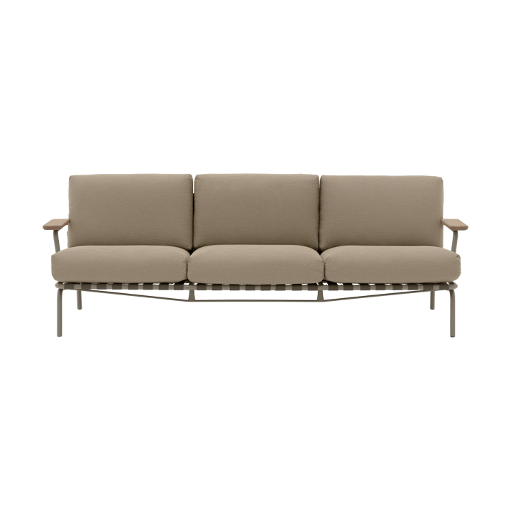 Settle 3-seater sofa - Ribbed Weave 5 Taupe - Muuto