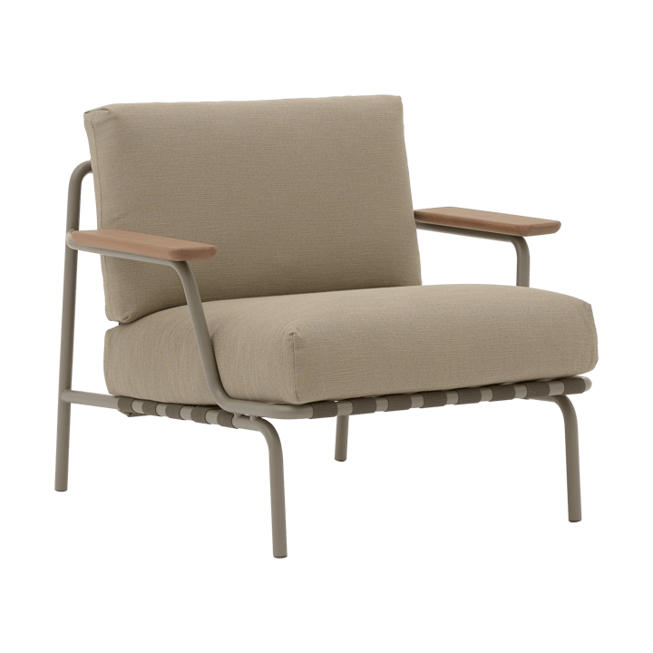 Settle lounge chair - Ribbed Weave 5 Taupe - Muuto