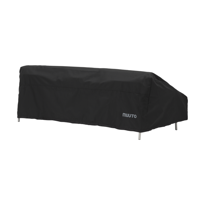 Settle Outdoor protective cover for 3-seater sofa - Black - Muuto