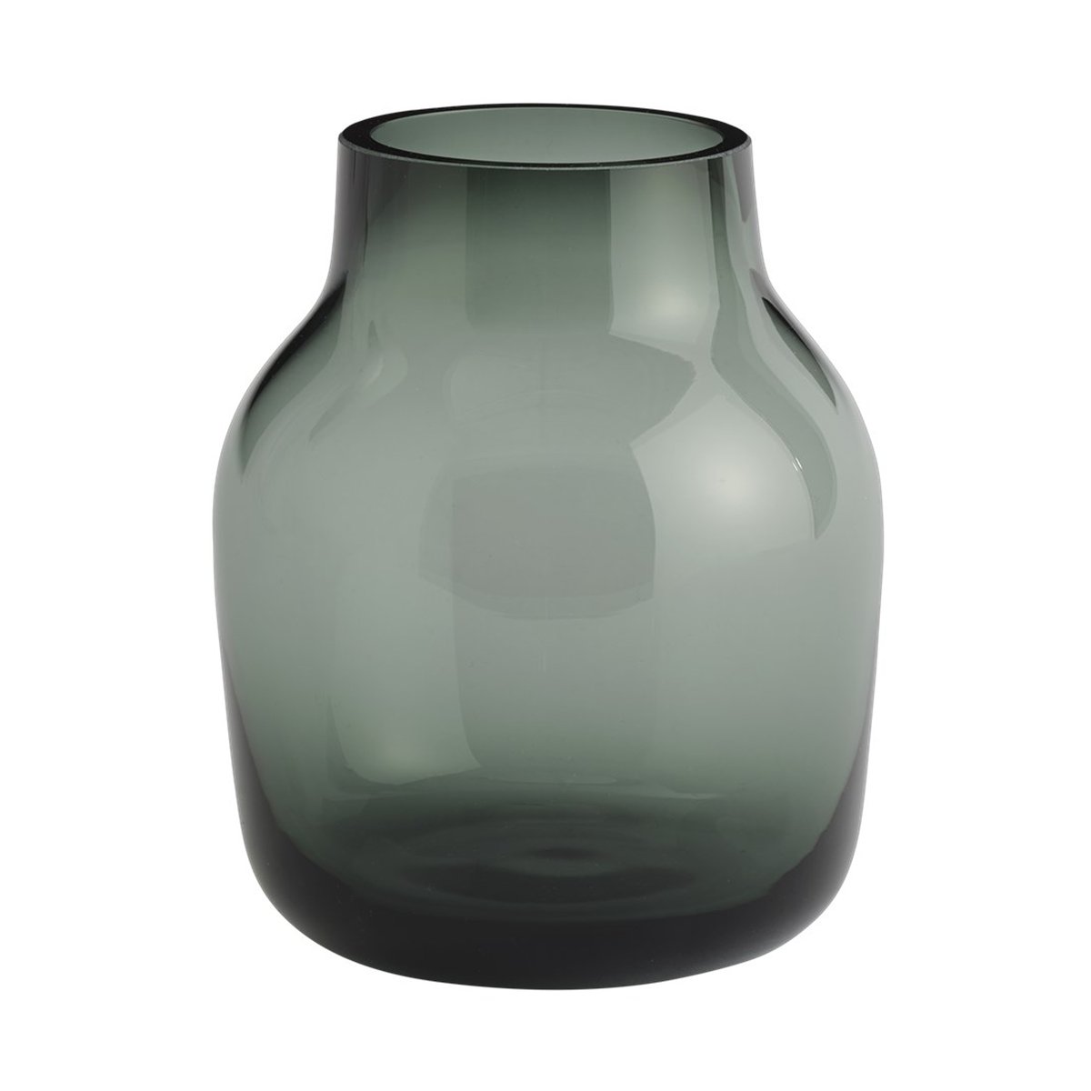 Muuto Silent vase Ø11 cm Dark Green | Scandinavian Design | Vases | Green