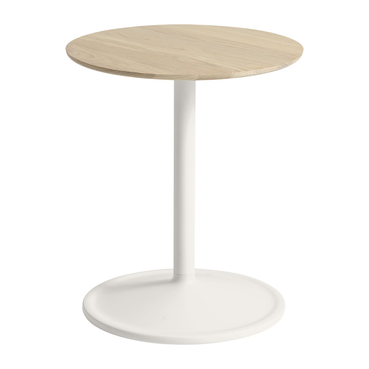 Muuto Soft sidetable 48 cm Solid oak-off white