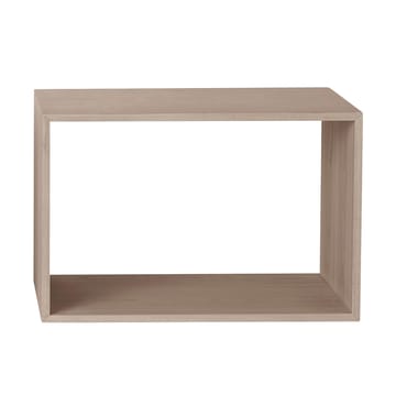 Stacked 2.0 shelving open, large - oak - Muuto