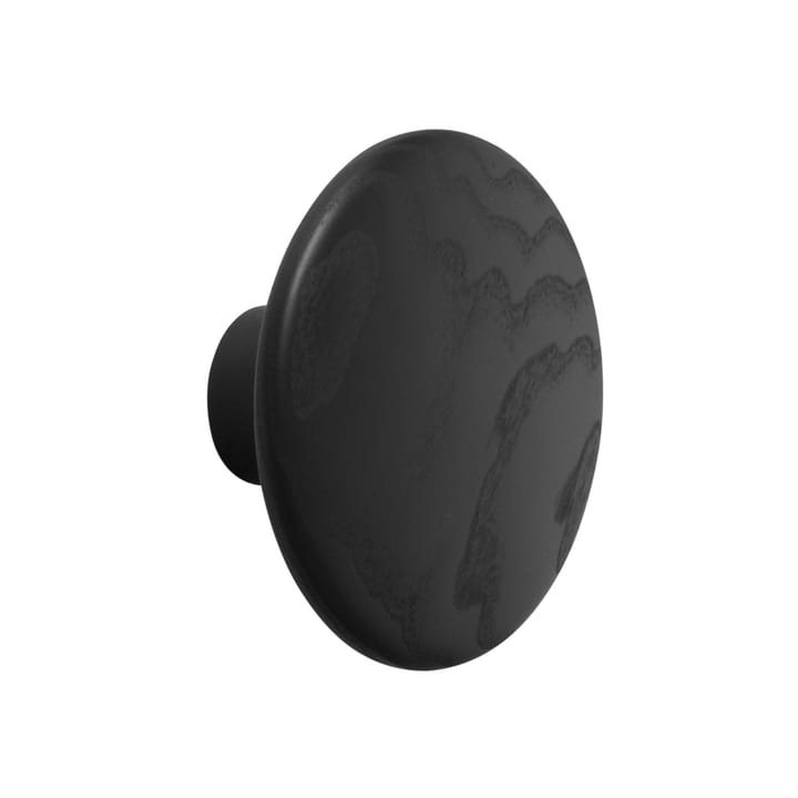 The Dots coat hook black - Ø13 cm - Muuto