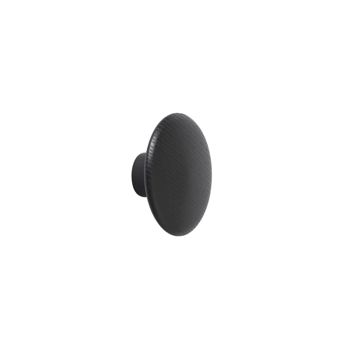 The Dots coat hook black - Ø6,5 cm - Muuto