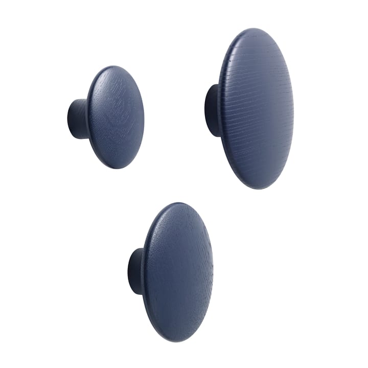 The Dots coat hook midnight blue - small - Muuto