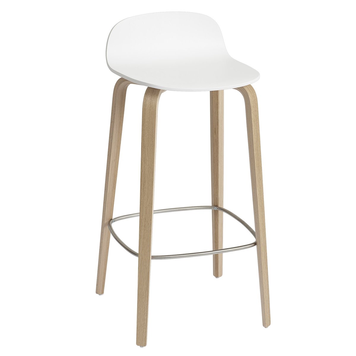 Muuto Visu barstool 75 cm White-oak