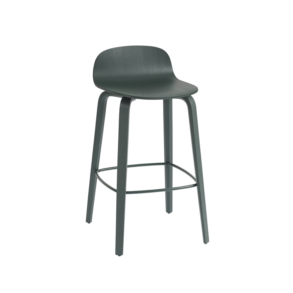 Muuto Visu barstool Dark green-dark green