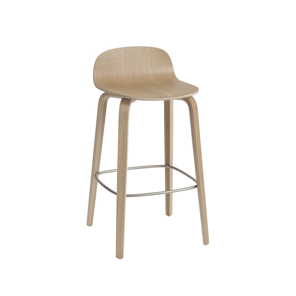 Muuto Visu barstool Oak-oak