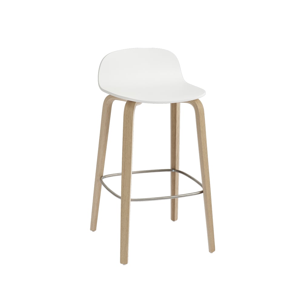 Muuto Visu barstool White-oak