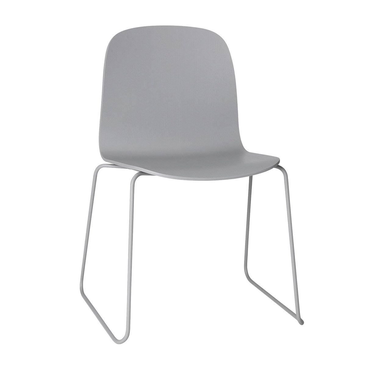 Muuto Visu chair sled base Grey-grey