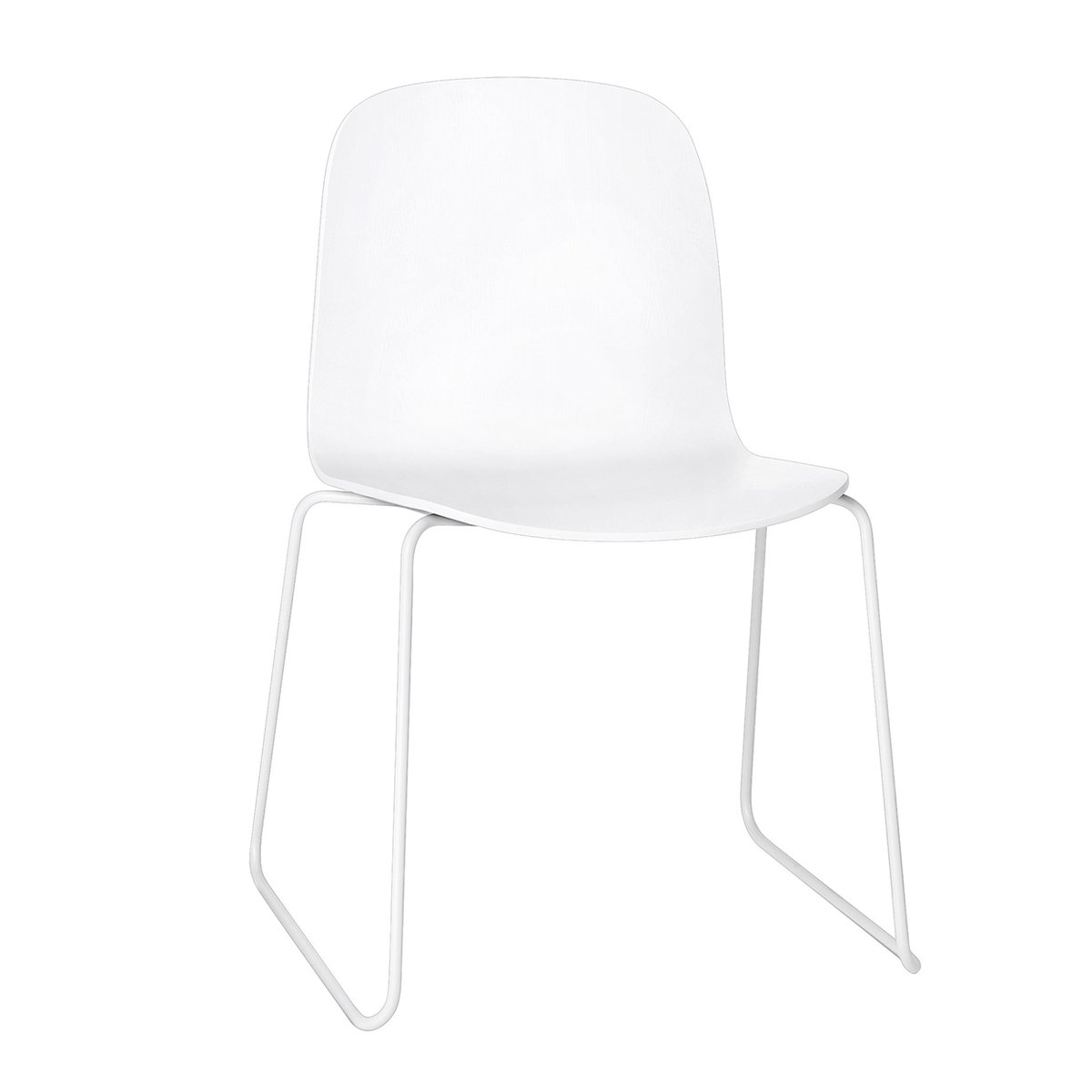 Muuto Visu chair sled base White-white