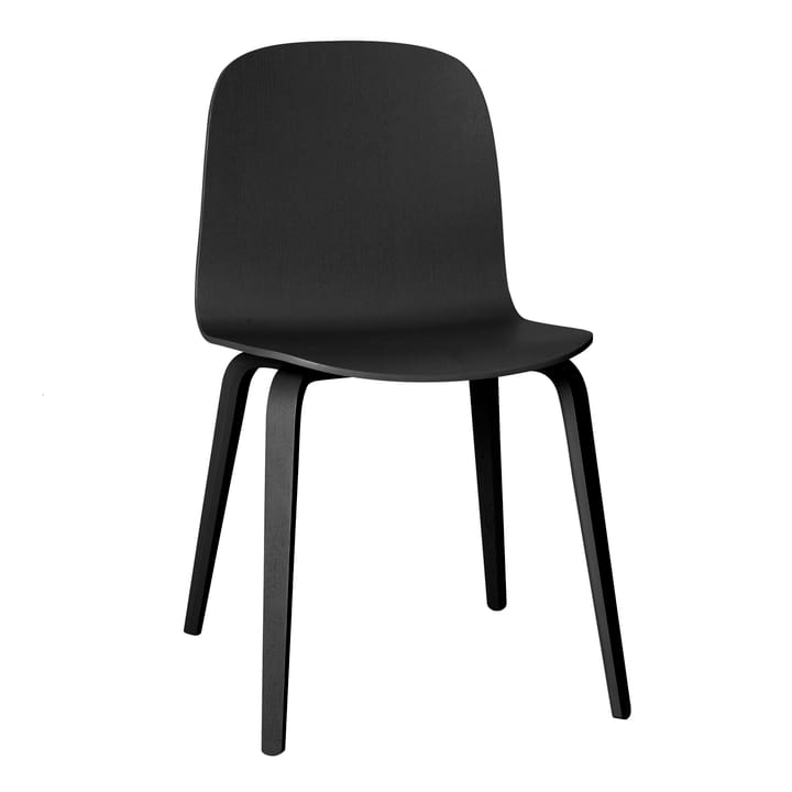 Visu chair wooden base - Black - Muuto