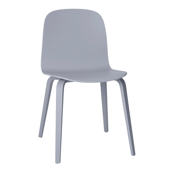 Visu chair wooden base - Grey - Muuto