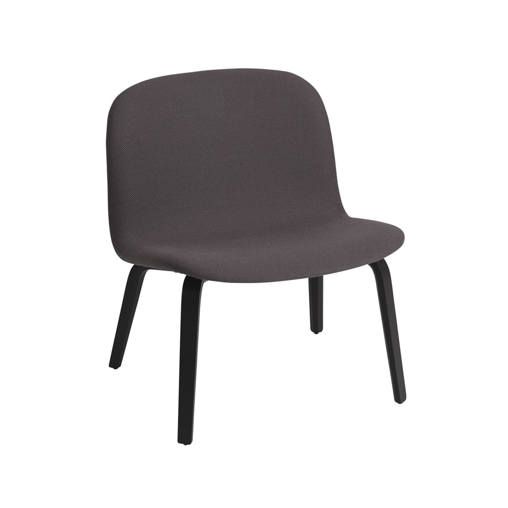 Muuto Visu lounge chair upholstered chair Twill weave 160-black