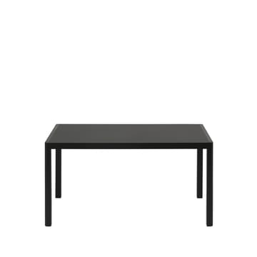 Workshop dining table - Black linoleum-Black 140x92 cm - Muuto