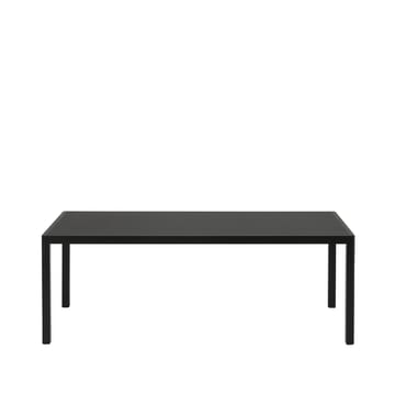 Workshop dining table - Black linoleum-Black 200x92 cm - Muuto