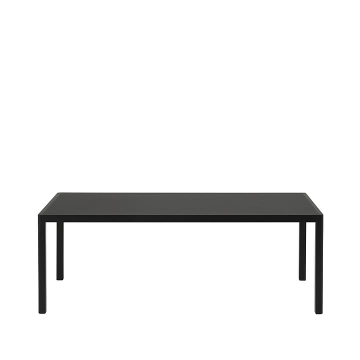 Workshop dining table, Black linoleum-Black 200x92 cm Muuto