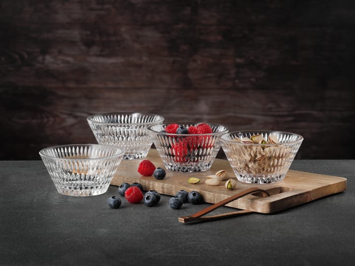 Ethno bowl Ø11 cm 4-pack - Clear - Nachtmann