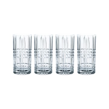 Square long drink glass 37 cl 4-pack - 44 cl - Nachtmann