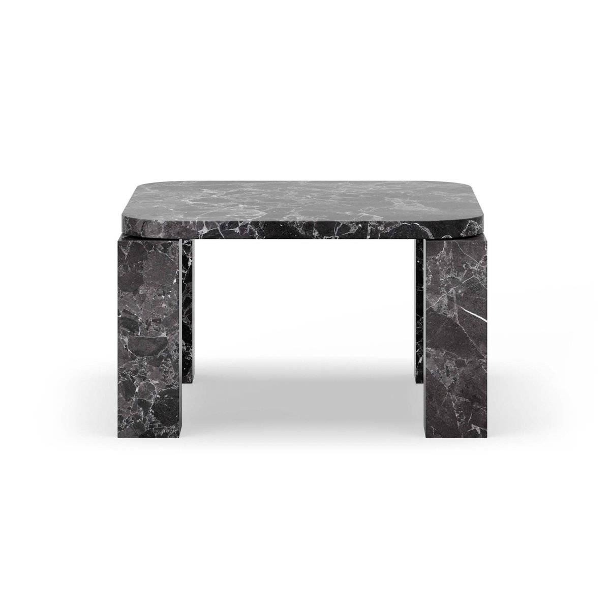 New Works Atlas coffee table 60x60 cm Costa black marble