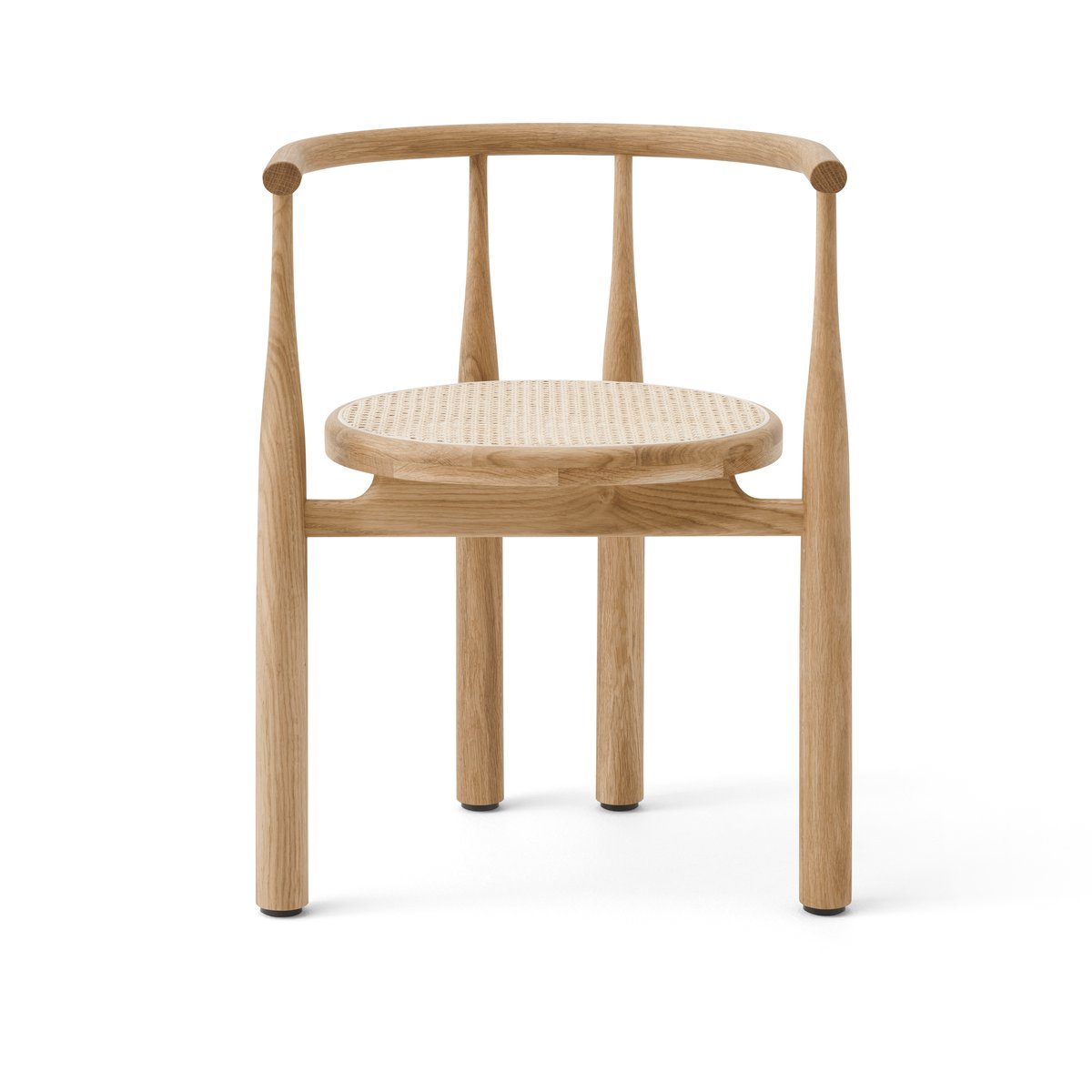 New Works Bukowski chair Oiled oak rattan