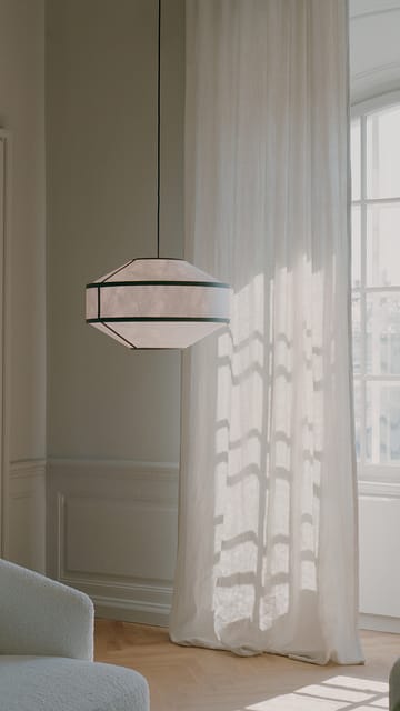 Kite pendant lamp Ø55 cm - White-black - New Works