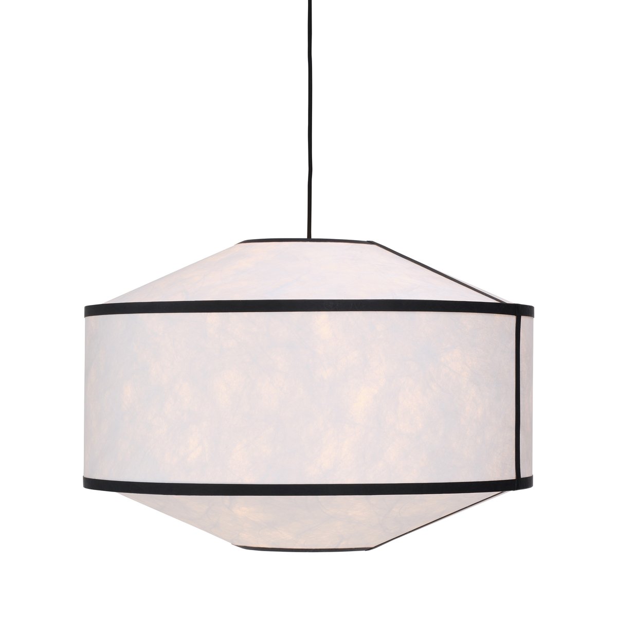 New Works Kite pendant lamp Ø65 cm White-black