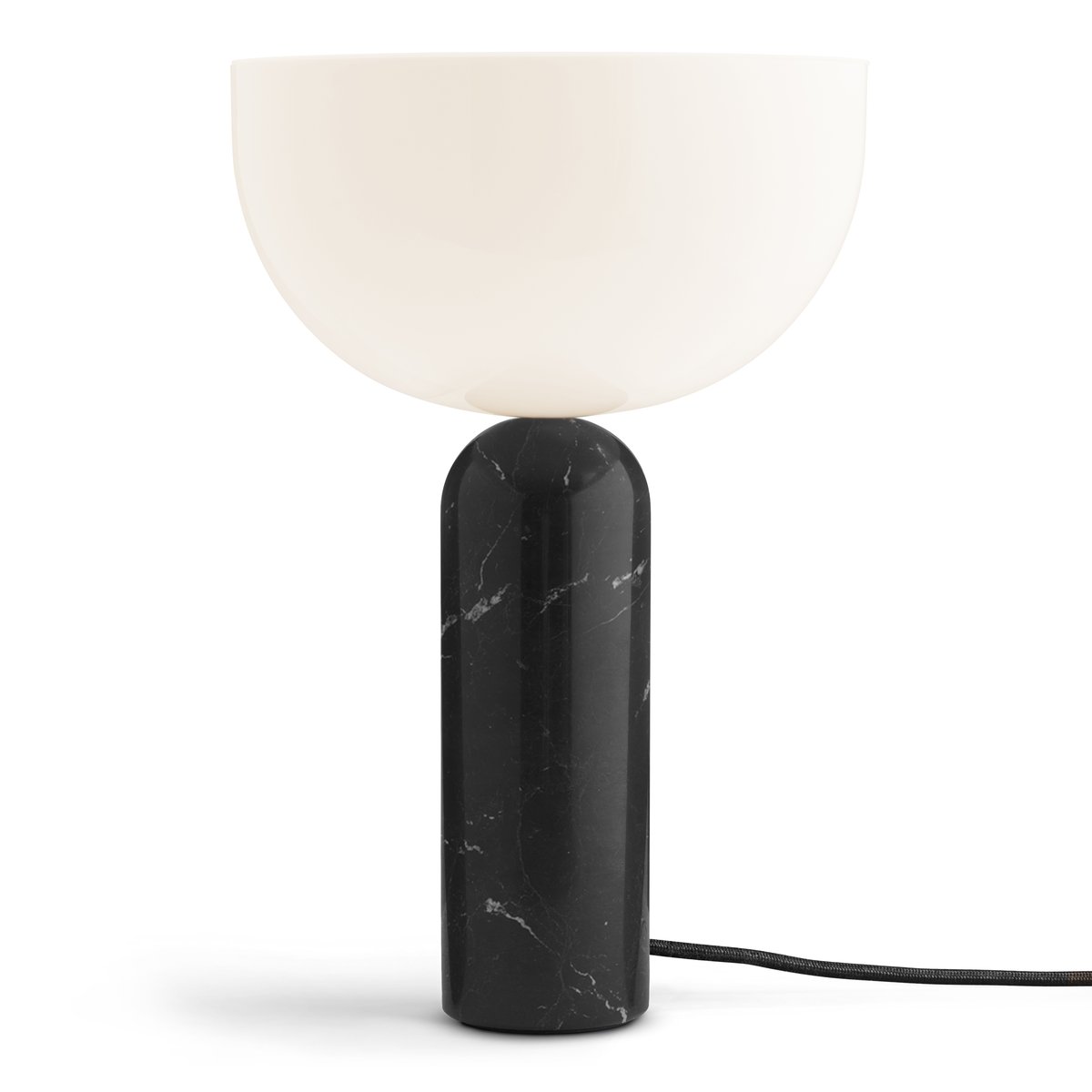 New Works Kizu table lamp large Black marble