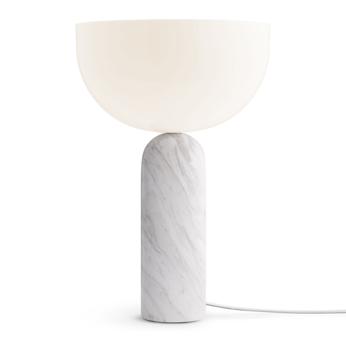 New Works Kizu table lamp large White marble