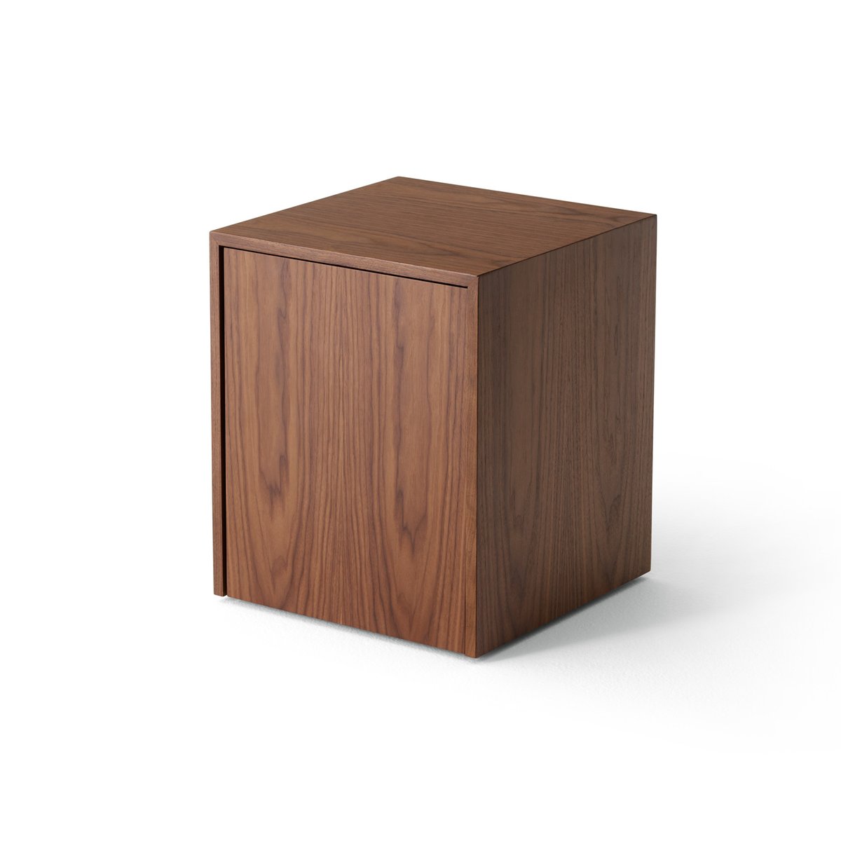 New Works Mass side table with drawer Walnut