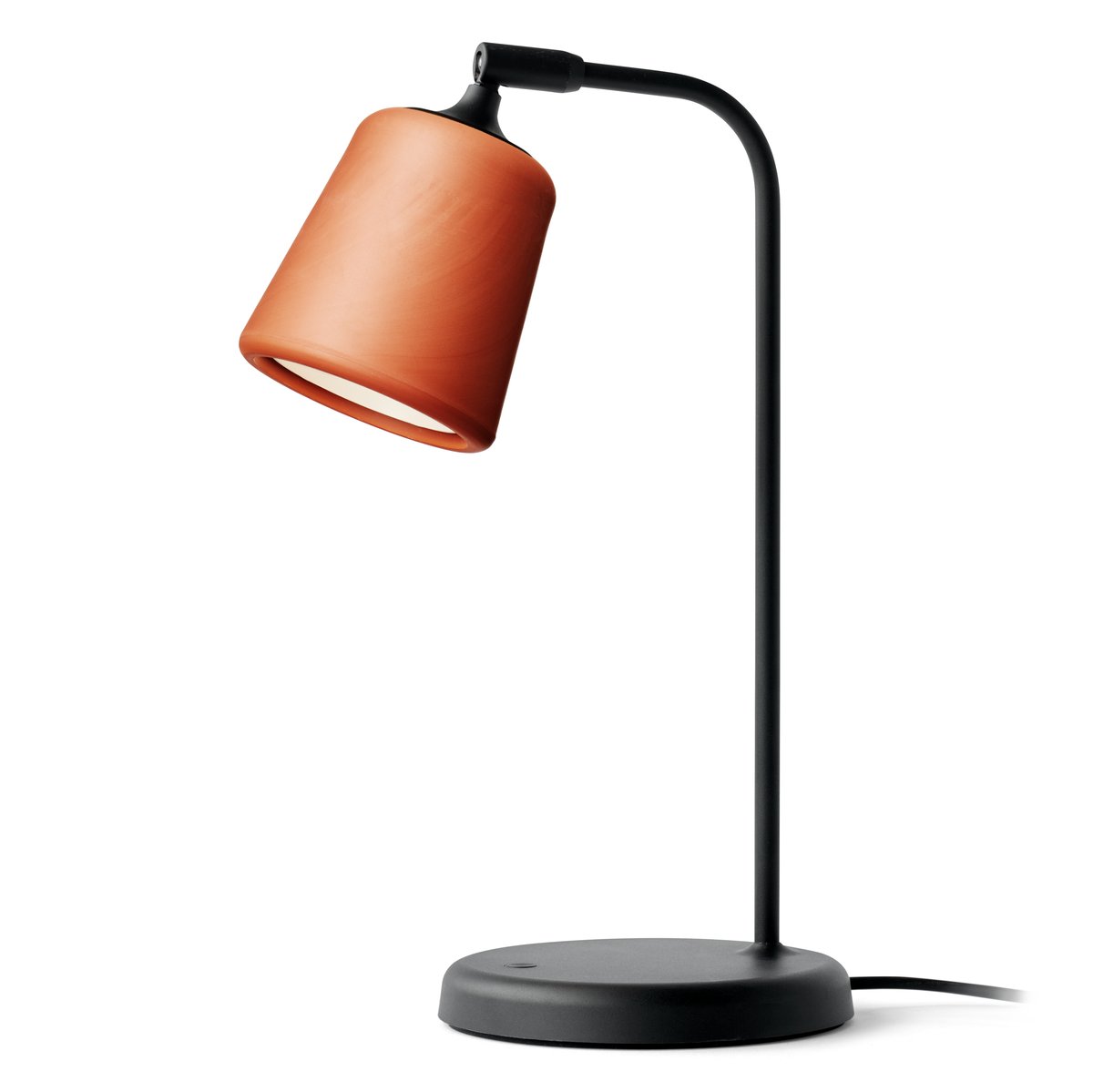 New Works Material table lamp Terracotta