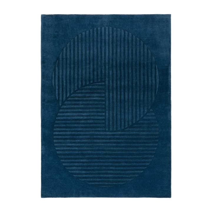 Levels wool rug circles blue - 170x240 cm - NJRD