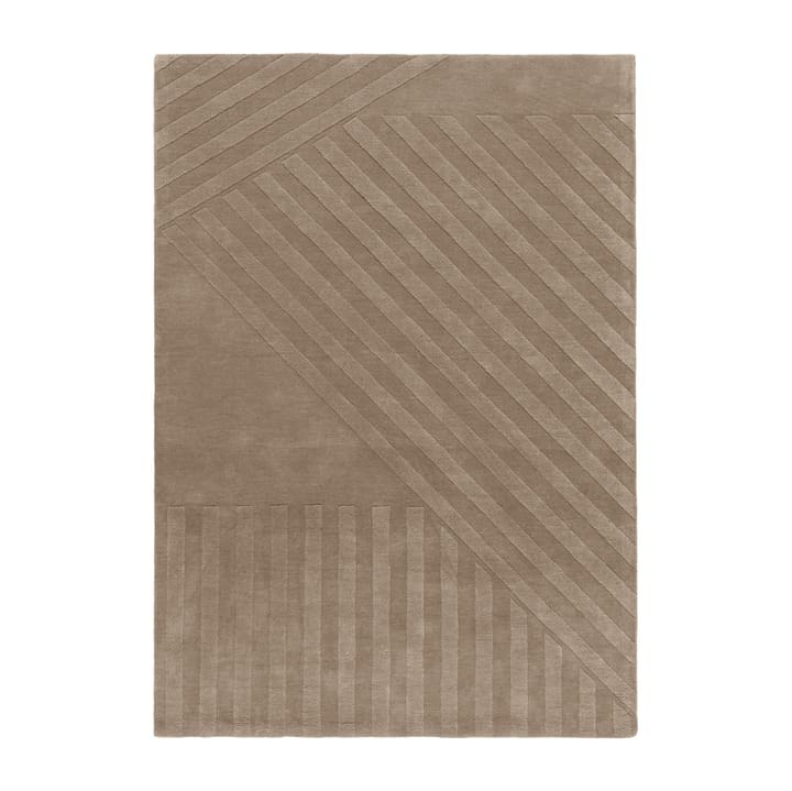 Levels wool rug stripes mole - 200x300 cm - NJRD