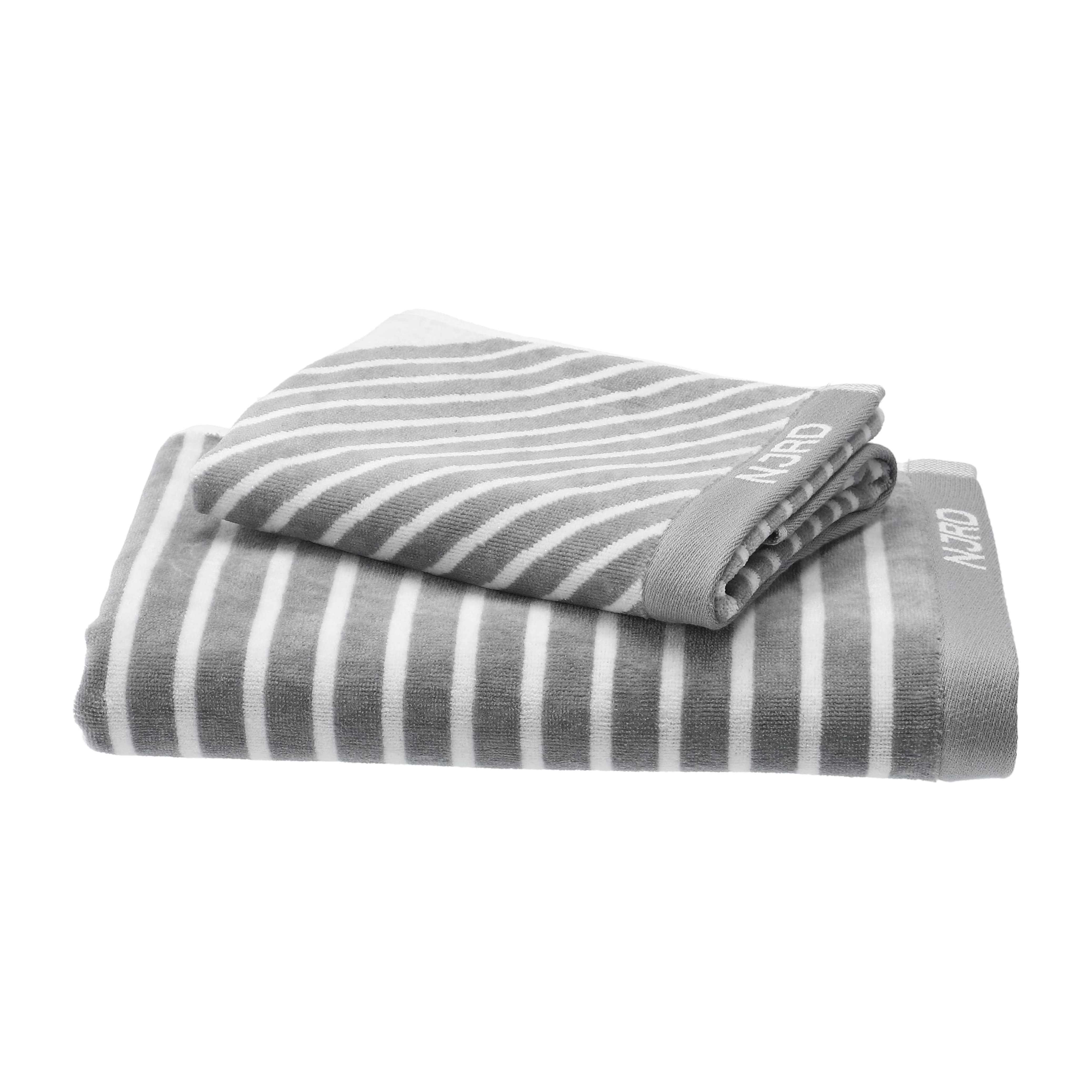 Nestwell™ Hygro Fashion Stripe Bath Towel - Feather Grey, 1 ct