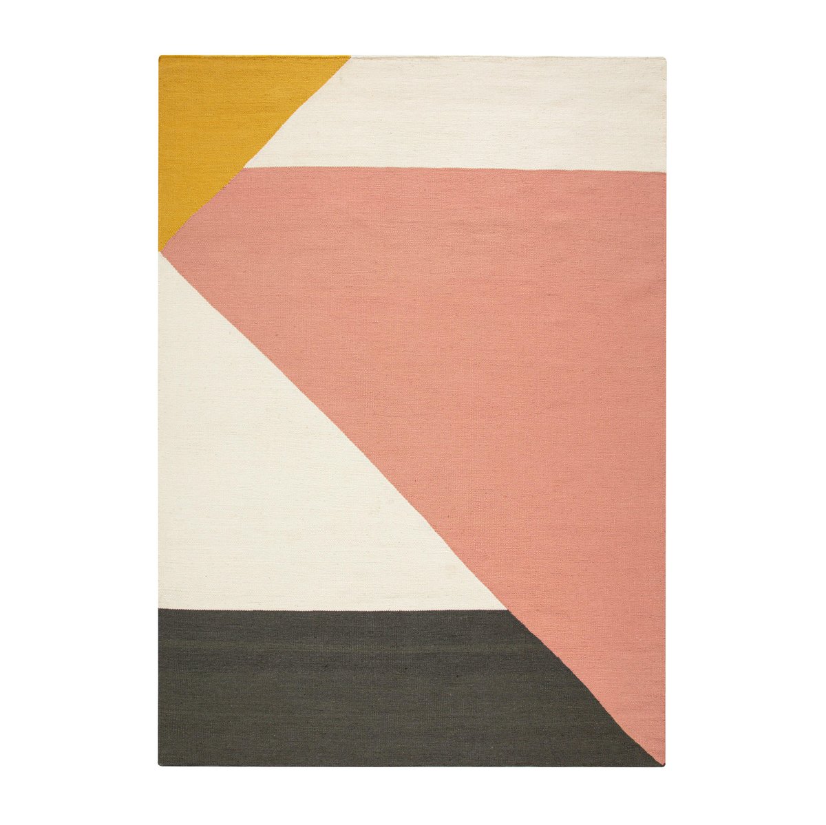 NJRD Stripes blocks kelim rug pink 170x240 cm