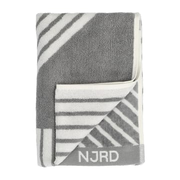 Stripes towel 50x70 cm - grey - NJRD