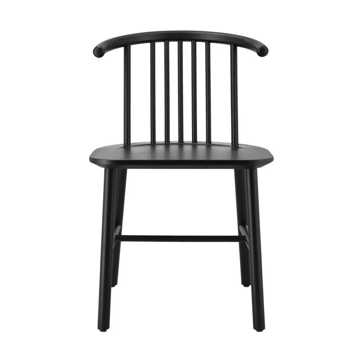 VIOR dining chair - Black lacquered oak - NJRD